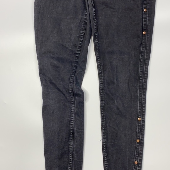 Nanette Lepore Embellished Hamilton Skinny Black Jeans - Picture 3 of 14